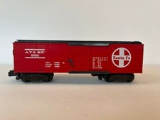 Sante Fe Box Car, Red, American Flyer, S gauge 4-9700