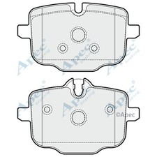 Brake Pads Set For BMW X7 G07 40i Mild-Hybrid xDrive Rear Apec Red 34208093728