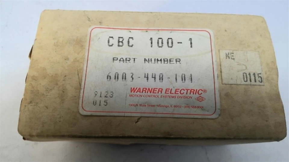 Módulo de freno de embrague Warner Electric CBC 100-1 6003-440-101 salida 90 Vdc Foto 2 de 4
