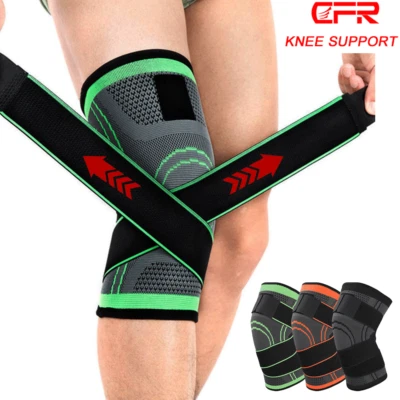 CFR Copper Knee Sleeve Compression Brace Patella Support Stabilizer Sports Gym Joint