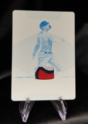 Panini 2022 National Treasures Xander Bogaerts Printing Plate Patch One of One