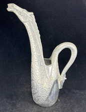 Vintage 1989 Arthur Court Aluminum 13.5" Giraffe Decanter Pitcher