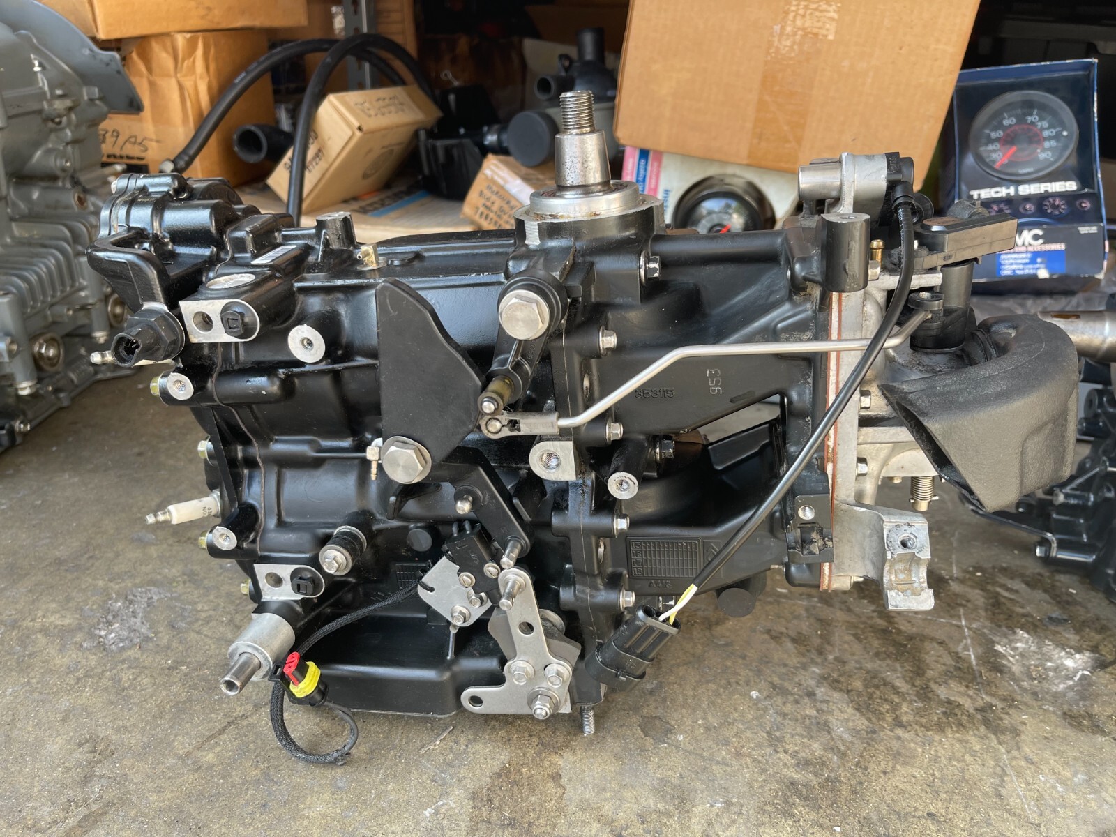 *90 DAY WARRANTY* Evinrude 25 30 HP ETEC Powerhead 5006290 FRESHWATER