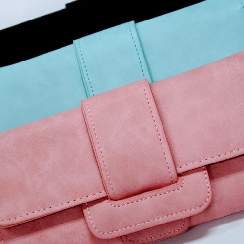 Mujeres Gamuza Cartera Triple Portatarjetas Bolso sin asas Cremallera Foto Identificación RFID - Imagen 28 de 38