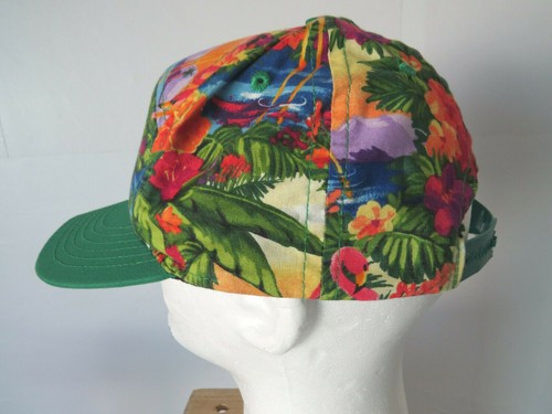 Rare SKULLS FLORAL BASEBALL CAP 
