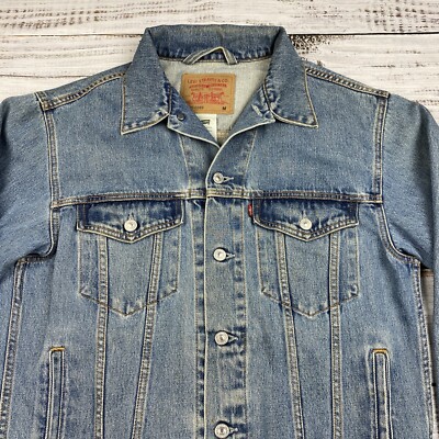 Vintage 90's Levi's Denim Trucker Jacket 70507-0389 Men's Medium