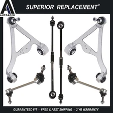 AUTOACER - 6p Rear Upper Control Arms Sway Bar Links Tie Kit For Lincoln LS Ford