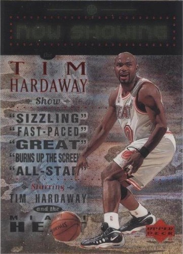 TIM HARDAWAY 1999-00 UPPER DECK HOLOGR-FX NBA Shoe Time G/U SHOE 