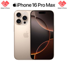 Apple iPhone 16 Pro Max - 256 GB - Desert Titanium (Unlocked Apple iPhone 16 Pro Max - 256 GB - Desert Titanium (Unlocked