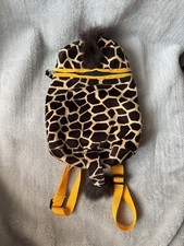 Retired Vintage Jellycat Small Giraffe Print Tail Backpack Rucksack Bag 1999