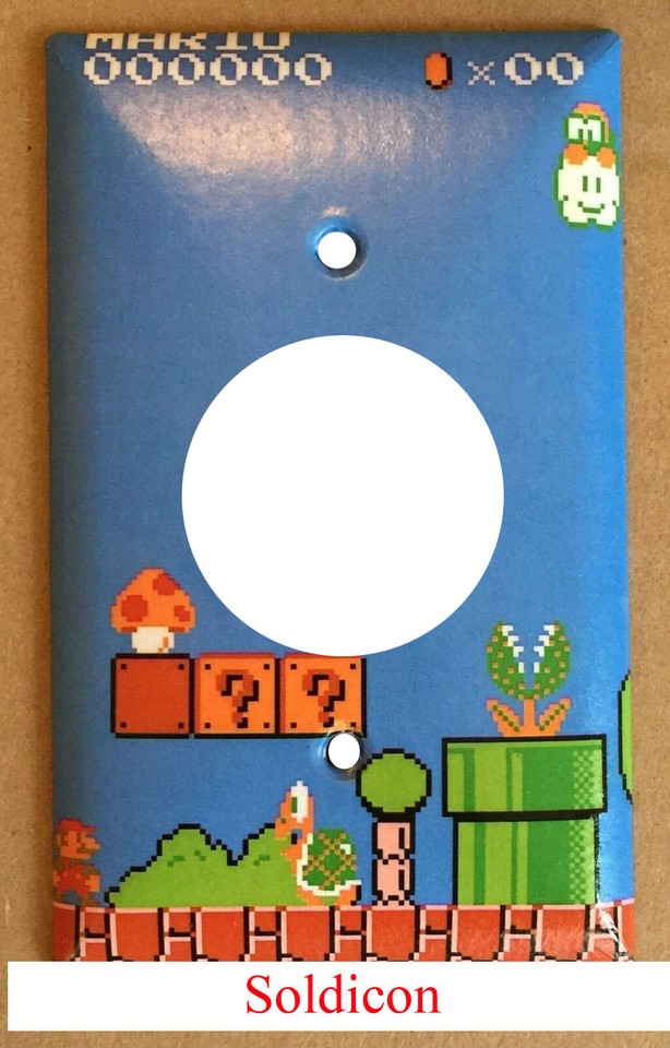 Super Mario brothers Games Light Switch Outlet Wall Cover Plate Home ...