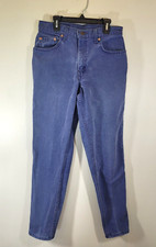VTG 90s Levis 17550 Pants Juniors Sz 9 Blue Mom Jeans USA MADE Heavy Denim
