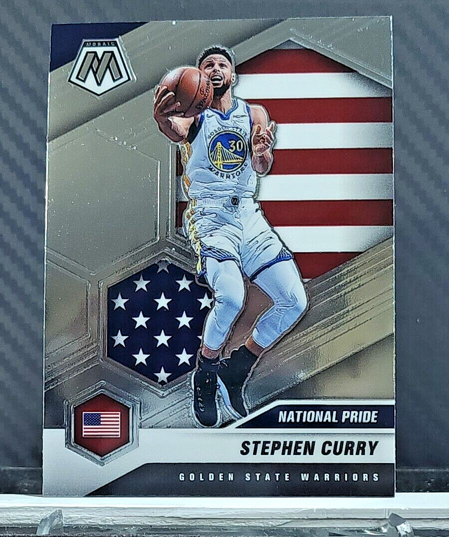 Stephen Curry 2020-21 Mosaic NATIONAL PRIDE #249 - Warriors