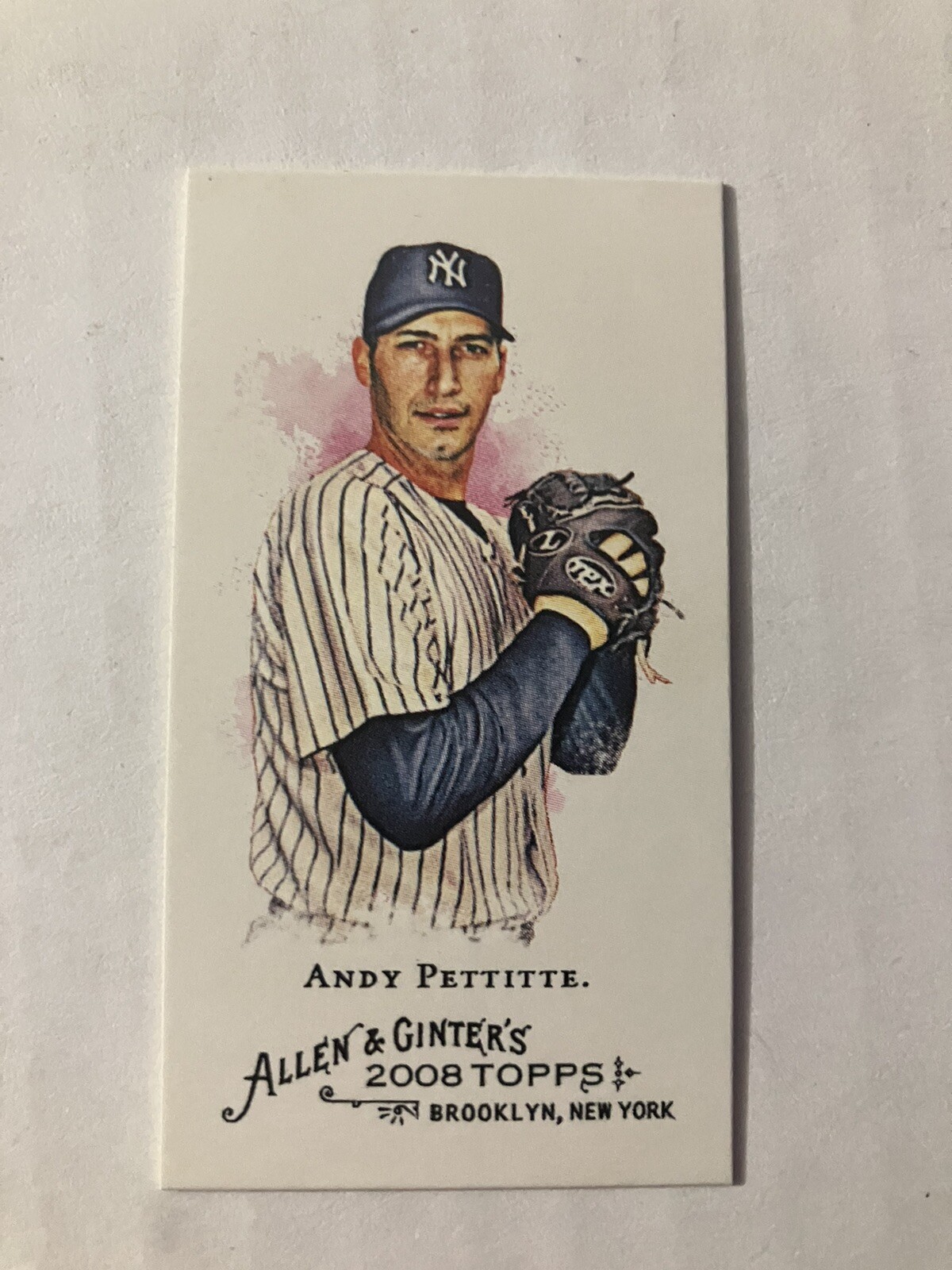 2008 Topps Allen & Ginter's A&G Back Mini #138 Andy Pettitte New York Yankees 