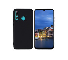 Huawei P Smart 2019 Handyhülle Hülle Case Cover Schutzhülle Schwarz Matt TPU 