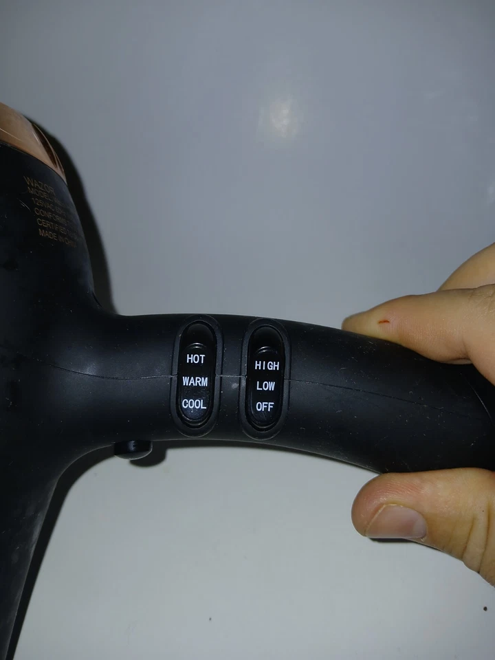 Secador de pelo Wazor profesional salón negativo iónico secador de pelo 1875W H2481 Foto 3 de 4