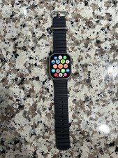 Apple Watch Ultra 49mm Titanium Case with Midnight Ocean Apple Watch Ultra 49mm Titanium Case with Midnight Ocean