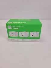 Pack Of 3 WeMo WiFi Smart Plugs WSP080 Apple Home Alexa Google WeMo App w/box