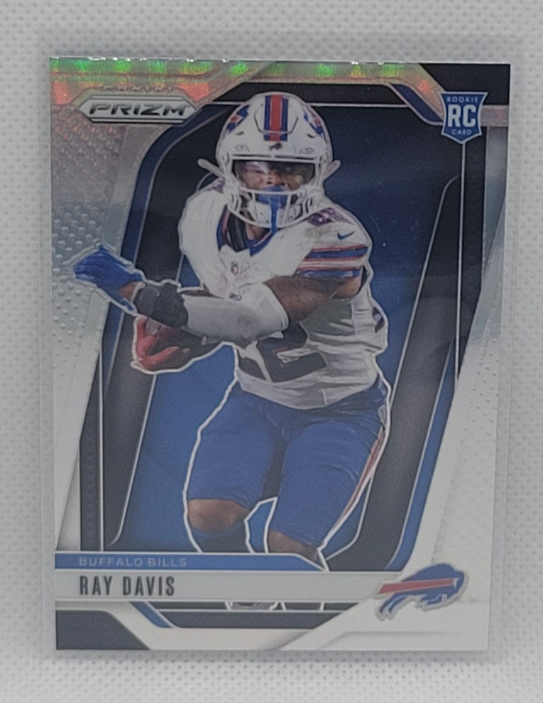 2024 Prizm Ray Davis Silver Prizm RC Variation #33 Bills