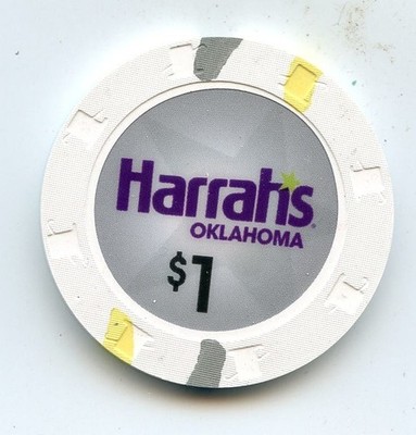 1.00 Chip from the Harrahs Casino Chandler Oklahoma H&C