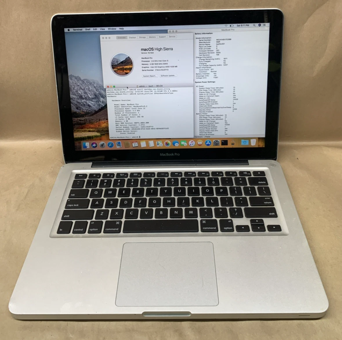 macOS 10.13, High Sierra MacBook Pro 2012 Released for sale | eBay