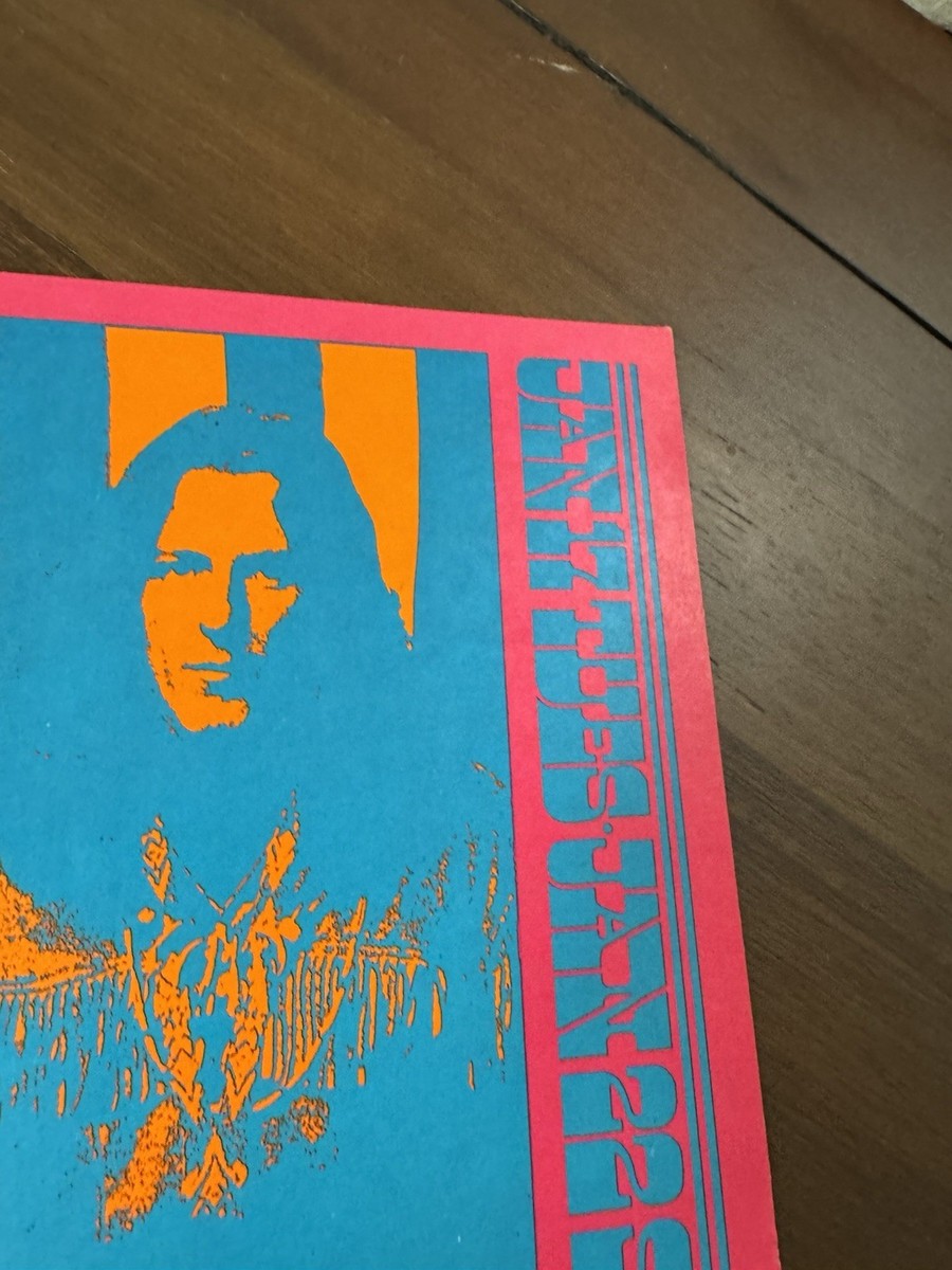 Big Brother & the Holding Company Neon Rose #3 Concert Poster