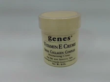 Genes Vitamin E Creme 16 Oz Swiss Collagen Complex Moisturizing Creme
