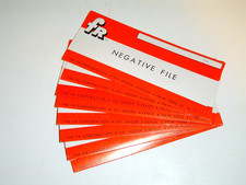 NEGATIVE SLEEVES for 120 film 8 cards hold 16 frames each EXCELLENT