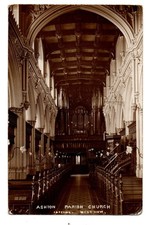 Lancashire. Ashton Parish Church, R/P. Posted at Ashton under Lyne.