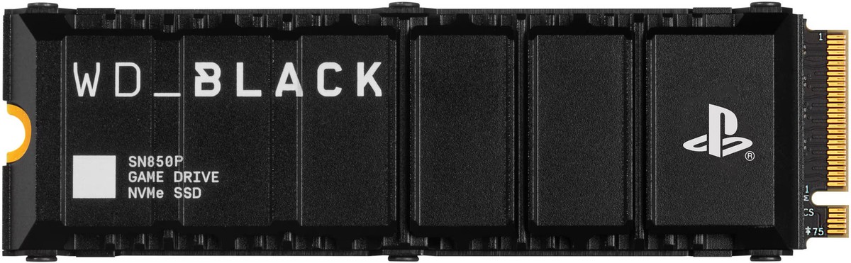 WD - BLACK SN850P 2TB Internal SSD PCIe Gen 4 x4 with Heatsink for