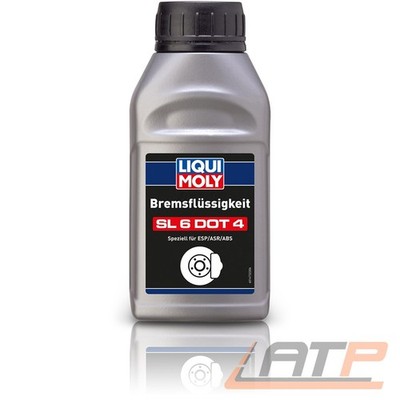 LIQUI MOLY 500ml BREMSEN FLÜSSIGKEIT BREMSFLÜSSIGKEIT SL6 DOT 4 21167