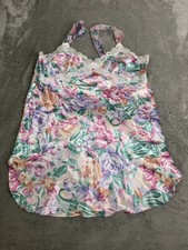 Vintage 90s California Dynasty Slip Dress Women  s Size Large Lace Floral Fairy