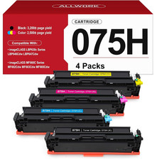 075H Toner Cartridge for Canon Color imageCLASS MF662Cdw MF663Cdw LBP646Cdw