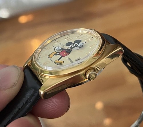 Automatic Lorus by Seiko Disney Mickey Mouse Moving Arms Watch Y621-6050 - Picture 3 of 8