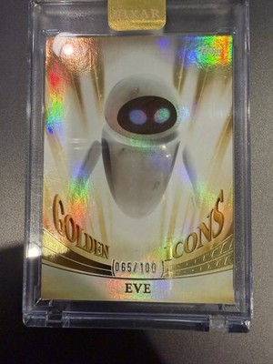 2025 Topps Pixar Gold EVE Golden Icons /100 WALL-E GI-46 Disney Pixar