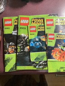Lego Power Miners Sets #8960-8959-8958-8957-8956 Lot