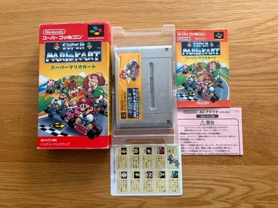 KOMPLETT! Super Mario Kart Japan Super Nintendo Famicom SNES SFC