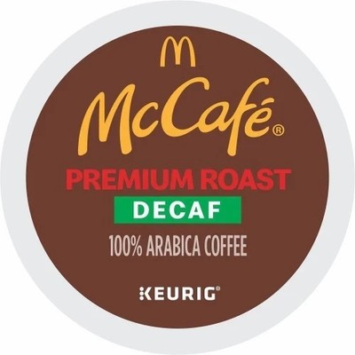 McCafé Decaf Premium Roast K-Cup Coffee Pods - Pack of 100 Pods