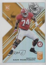 2017 Panini Elite Draft Picks Status Orange Die-Cut Cam Robinson #109 4vo