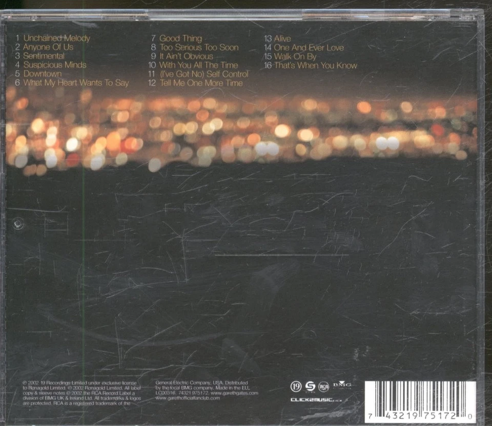 Gareth Gates What My Heart Wants To Say CD Europa 19 2002 CD Mit Info-Aufkleber - Bild 2 von 3