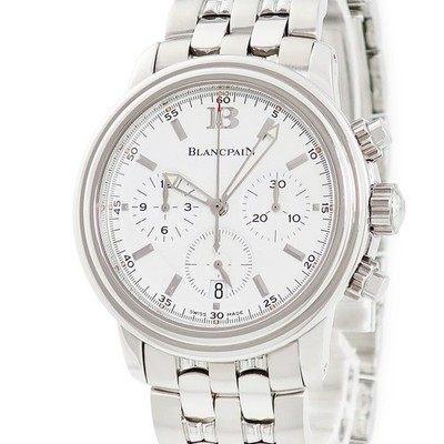 BLANCPAIN Léman Chronograph 2185-1127-53 weiß Datum kleine Sekunde Vintage