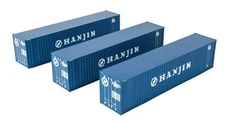 Walthers 949-18201 HO Hanjin 40' Flat Panel Container (Pack of 3)