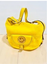 michael kors yellow medium shoulder bag with dustbag