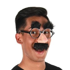 Funny Big Nose Glasses with Eyebrows Mustache Novelty Party Halloween Prank