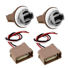 Turn Signal Socket and Pigtail 2Pcs Turn Signal Socket and Pigtail Connector