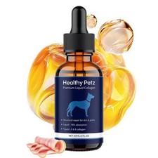 Healthy Petz Premium Liquid Collagen For Dogs, Skin  Coat Supplement 60ml