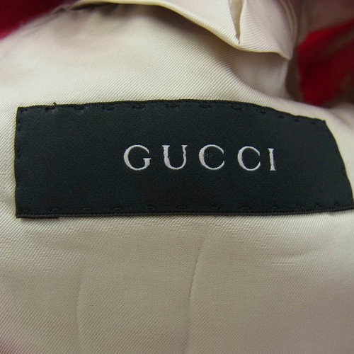 Gucci CTX 75907G 2B cotton tailored jacket red 44 Used LIFE-0 - Picture 4 of 9