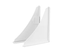 Splash Guard Kit - Prevent Water Splashing - Bath or Shower - White