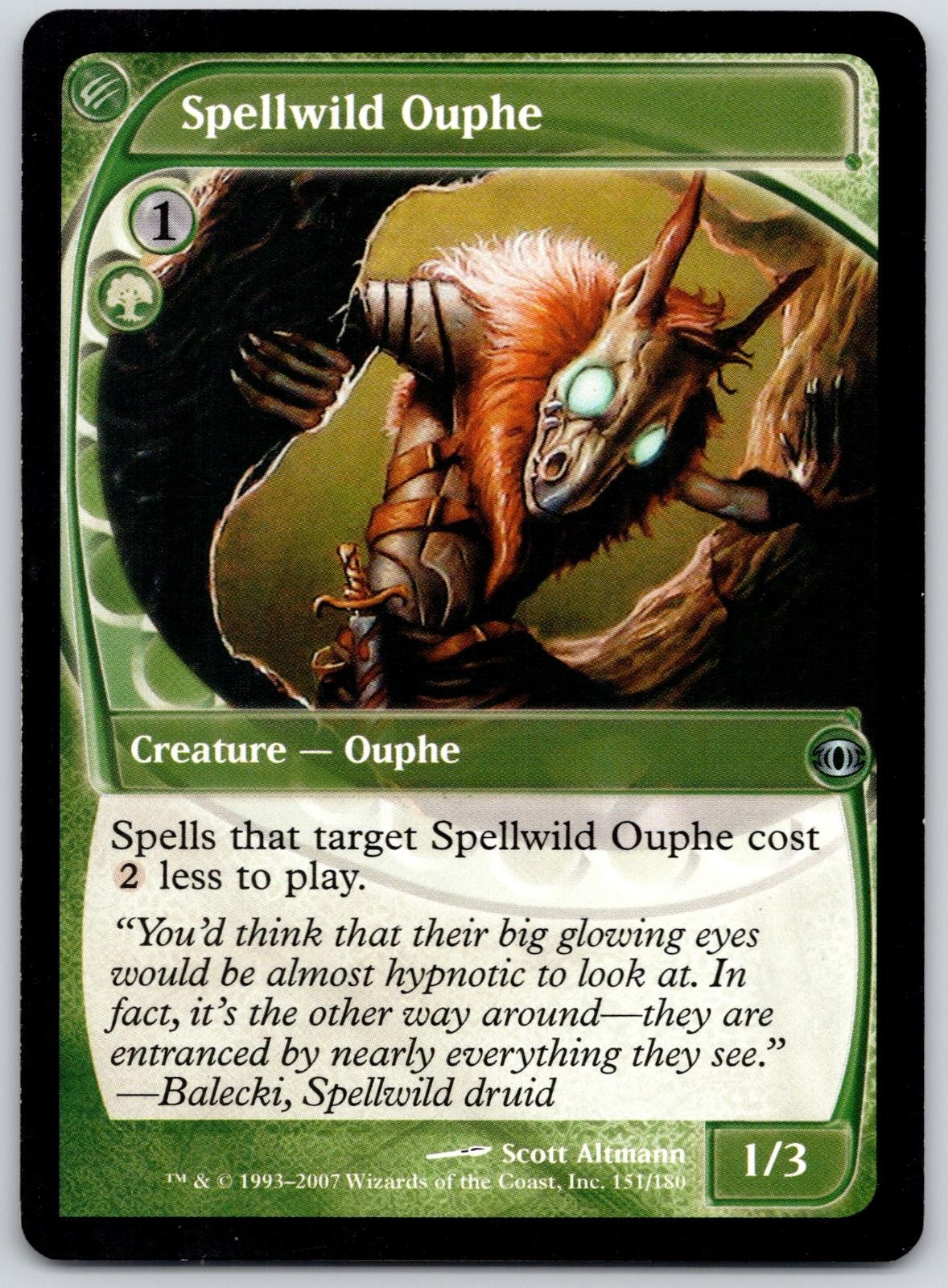 Spellwild Ouphe 151 Uncommon Future Sight Magic: The Gathering Near Mint