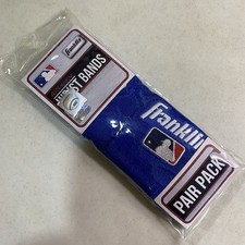 Franklin Sports Pro-Formance Wristbands 4 Inch Blue 1 Pair Baseball New